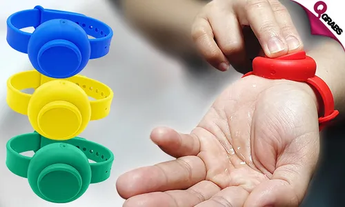 Adjustable Wristband Sanitizer Dispenser!